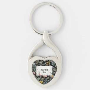 Floral Impressions: Customisable Key Ring