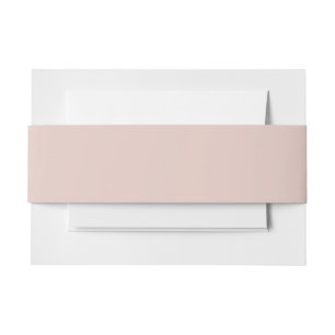 Floral in Pink Complementary Colour Invitation Belly Band
