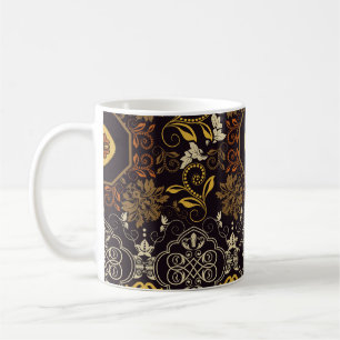 Floral Indian: Colourful Striped Seamless. Coffee Mug