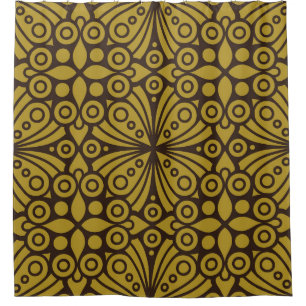 Floral Indian Pattern Layeredabstract, art, home d Shower Curtain