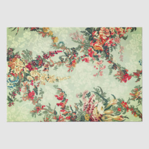 Floral Industrial arts of the 19th Century Tissue Paper