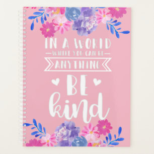 Floral Inspirational Planner