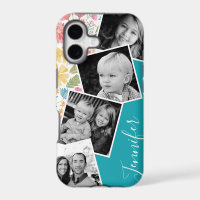 Floral Instagram Filmstrip Photo Collage Custom