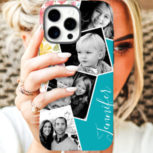 Floral Instagram Filmstrip Photo Collage Custom  iPhone 16 Pro Case