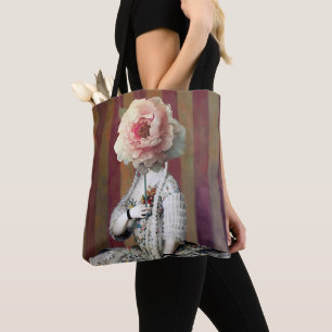 Floral Intrigue Tote Bag