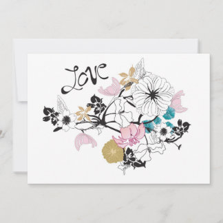 Floral Invitation