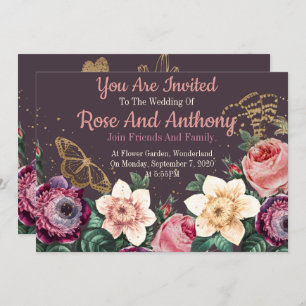Floral Invitation