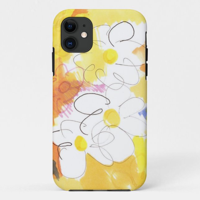 Floral iPhone 5/5s Case by Brad Hines (Back)