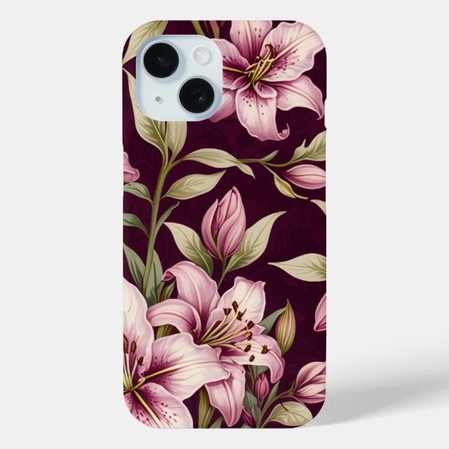 Floral iPhone case (Back)