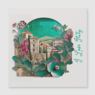 Floral Italian paper Sculpture