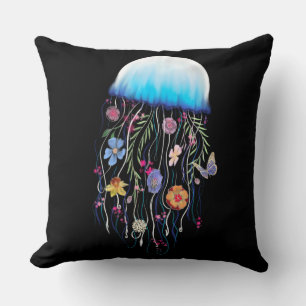 Floral Jellyfish  Cushion