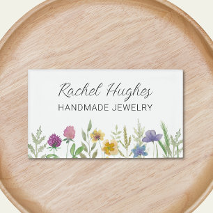 Floral Jeweler Name Tag