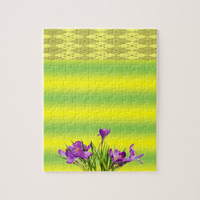 Floral Jigsaw Puzzle (Vertical)