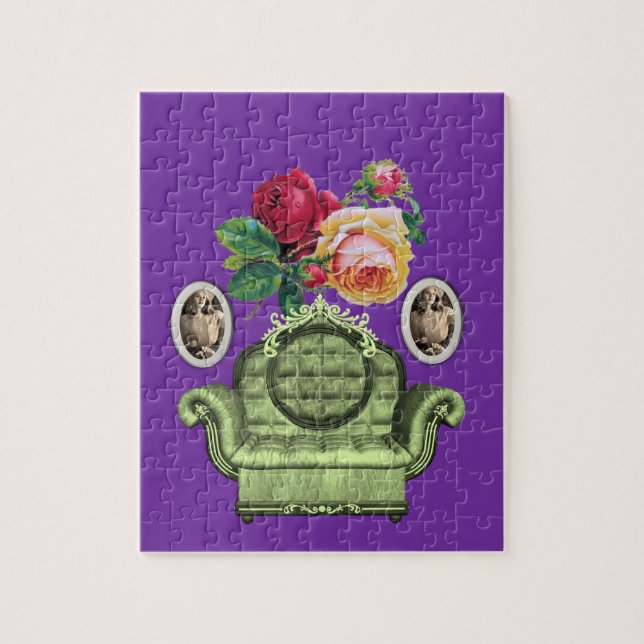 Floral Jigsaw Puzzle (Vertical)