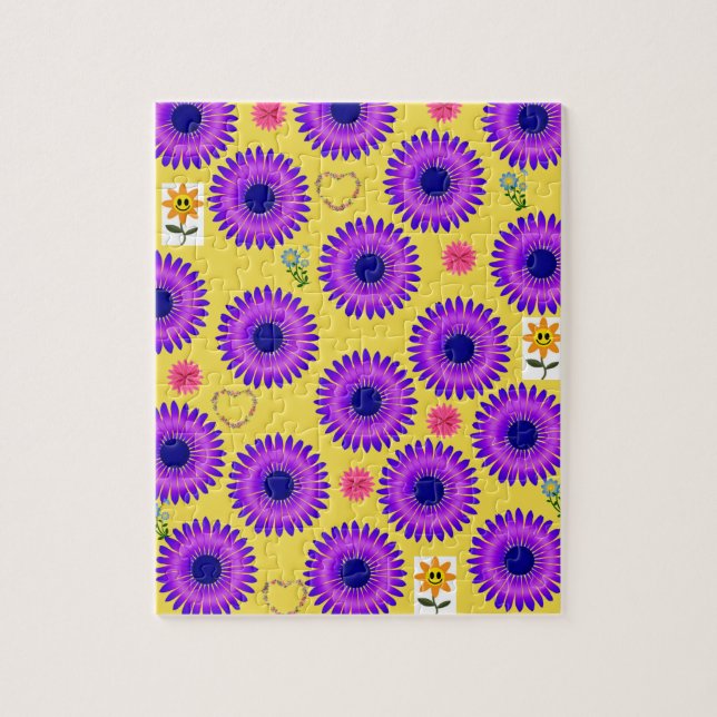 Floral Jigsaw Puzzle (Vertical)