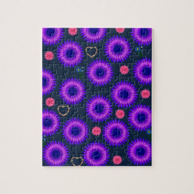 Floral Jigsaw Puzzle (Vertical)