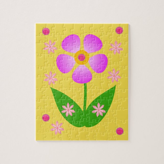 Floral Jigsaw Puzzle (Vertical)
