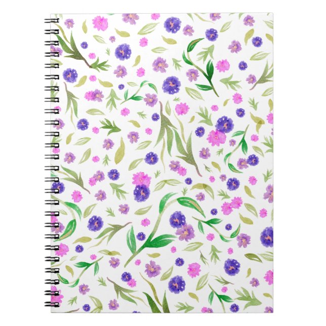 Floral Journal Notebook | Gift for Writers & Moms (Front)