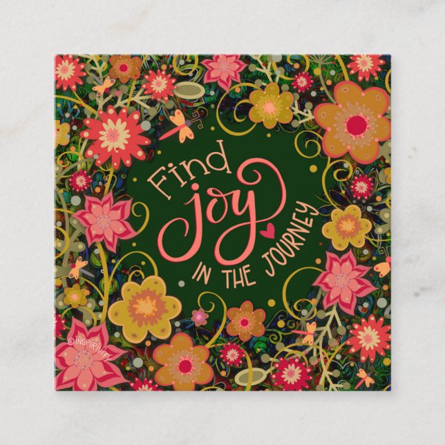 Floral Joy in Journey Inspirivity Kindness cards (Front)