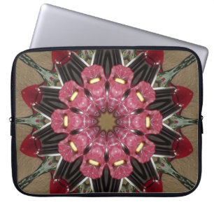 Floral Kaleidoscope Laptop Sleeve