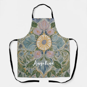 Floral Kaleidoscope Personalised Apron