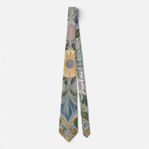 Floral Kaleidoscope Personalised Tie