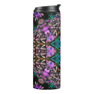 Floral Kaleidoscope  Thermal Tumbler