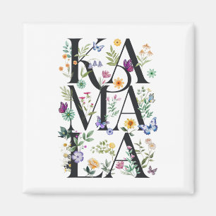 Floral Kamala Botanical Kamala Harris 2024 Madam P Magnet