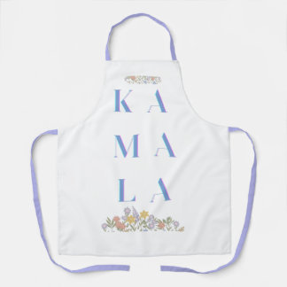 Floral Kamala Harris Apron