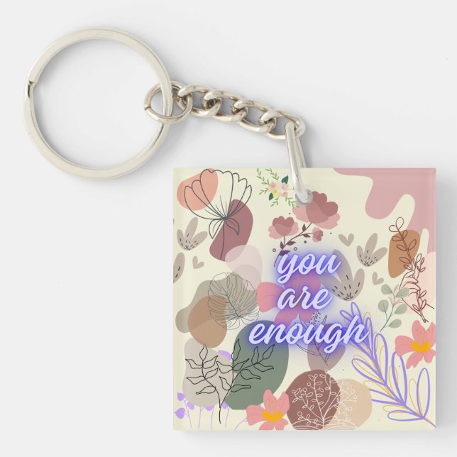 Floral Kechains Key Ring (Front)