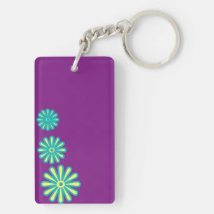 floral key ring