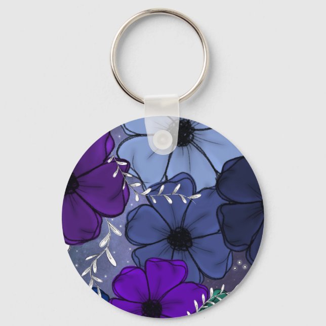 Floral keychain  (Front)