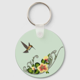 floral keychain