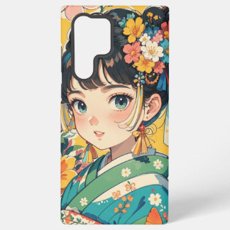 Floral Kimono Elegance Samsung Galaxy Case