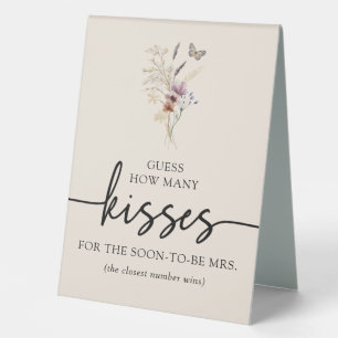 Floral  Kisses Sign