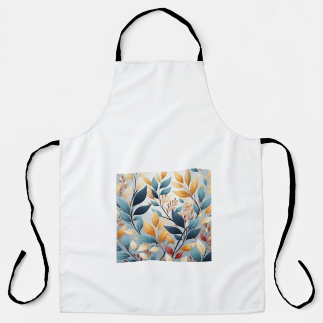 Floral Kitchen Apron (Front)