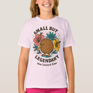 Floral Kiwi Bird T-Shirt