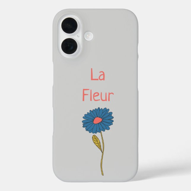 Floral La Fleur Flower Case-Mate iPhone Case (Back)