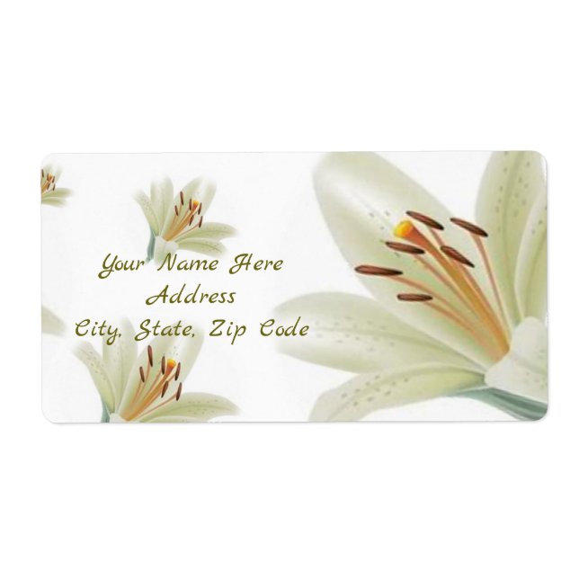 Floral Labels Tulips (Front)