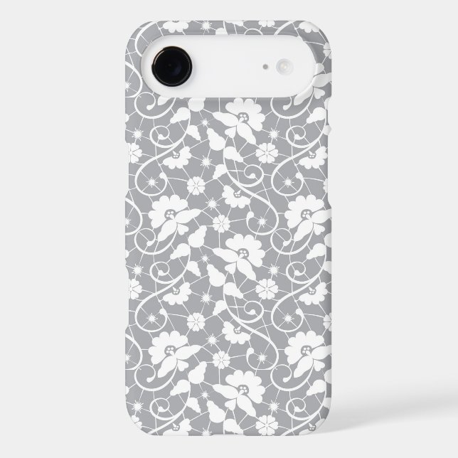 Floral Lace Pattern Case-Mate iPhone Case (Back)