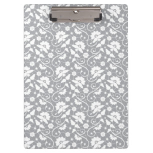Floral Lace Pattern Clipboard