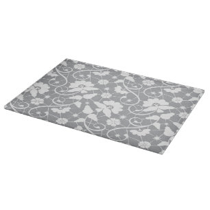 Floral Lace Pattern Cutting Board