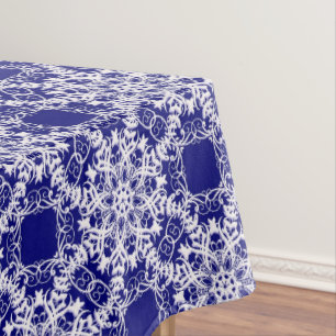Floral lace pattern tablecloth