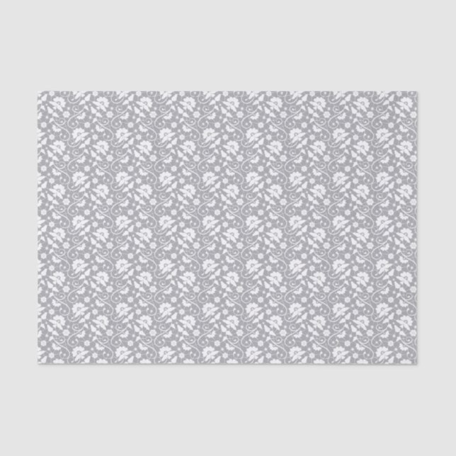 Floral Lace Pattern Tissue Paper (Front)
