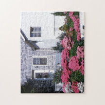 Floral Landscape Retro Homestead Vintage Car