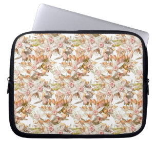 Floral laptop sleeve