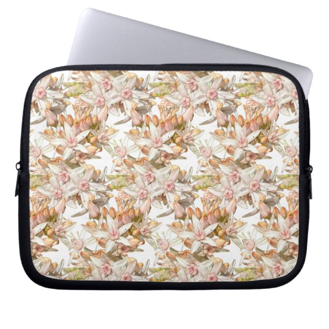 Floral  laptop sleeve (Front)
