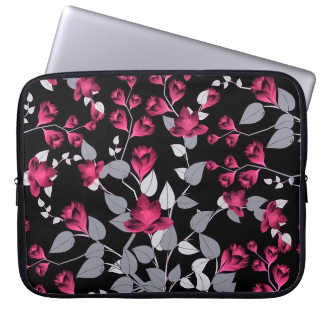 Floral Laptop Sleeve (Front)