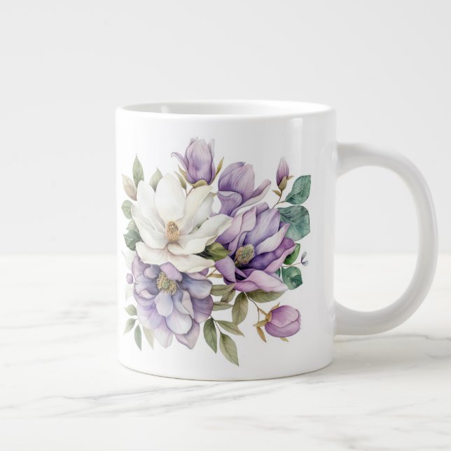 Floral  large coffee mug (Right)