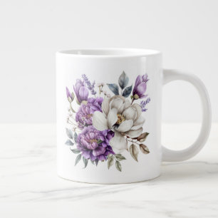 Floral  large coffee mug